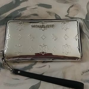 Michael Kors Wristlet Silver